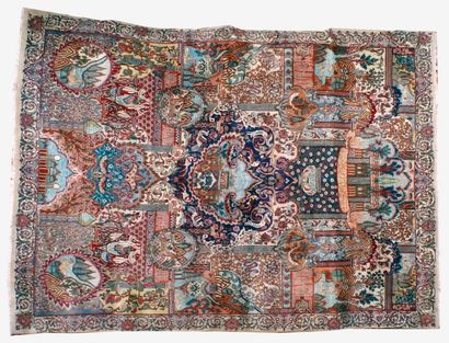 null Original et important KACHMAR dit tapis de palais (Iran, région de Méched) à...