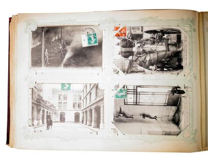 null Album Art Nouveau de 763 cartes postales anciennes: Province: vues et folklore:...