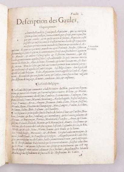 Jean BOUCHET Annales d'Aquitaine. Poitiers, Enguilbert de Marnef, 1557. In-4 reliure...