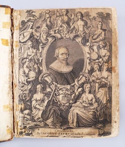 Jacob CATS Alle de wercken [Oeuvres complètes]. Dordrecht, Jacob Savry, 1659. In-4...