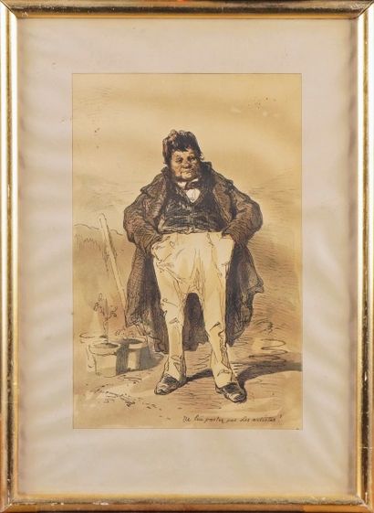 Paul GAVARNI (1804-1866) 
«NE LUI PARLEZ PAS DES BOURGEOIS!»
- «NE LUI PARLEZ PAS...