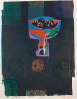 Roger BEZOMBES (1913-1994) LA COUPE Epreuve d'artiste signée. 58 x 45 cm
