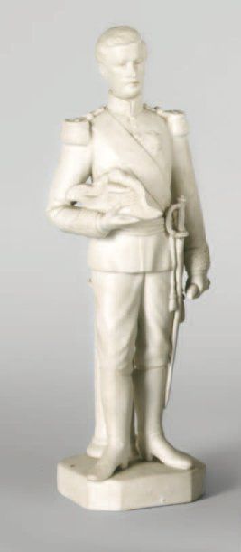 null Le duc Ferdinand d'Orléans (1810-1842) En pied en uniforme, (fils aîné du roi...