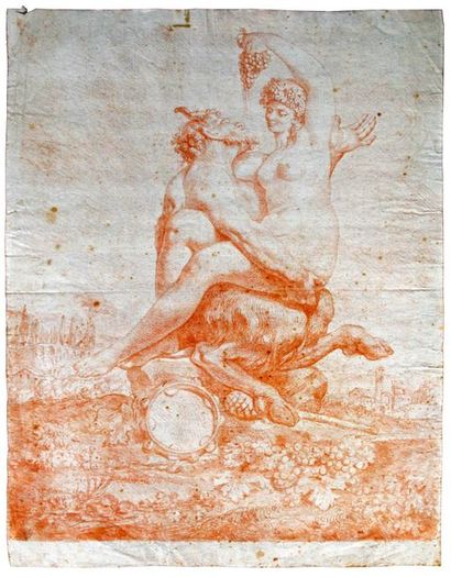 Bacchanale Sanguine, contre-épreuve. XVIIIe siècle.
49 x 37
Expert: Cabinet de B...