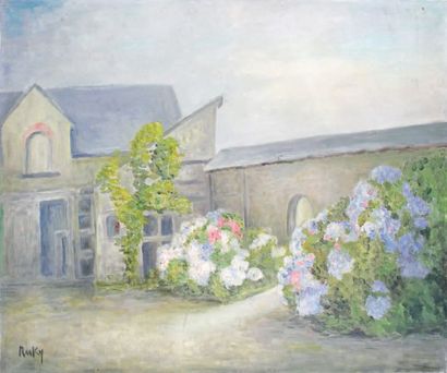 Marie-Madeleine de RASKY – 1897-1982 FERME DU CHÂTEAU DE LA CHAPELLE
Huile sur toile...