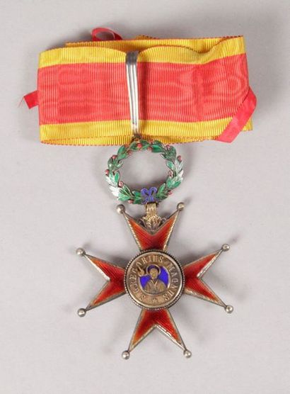 null VATICAN ORDRE DE SAINT GREGOIRE LE GRAND, créé en 1831. Croix de commandeur...