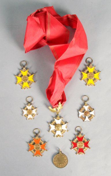 null France
Médaille d'honneur pour élève (au mérite), de type commandeur. En métal...