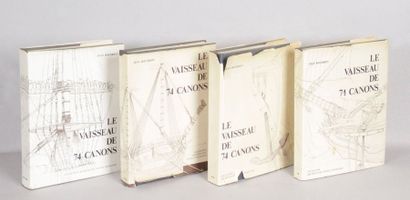 Jean BOUDRIOT «LE VAISSEAU DE 74 CANONS»
Quatre tomes (Collection archéologique navale...