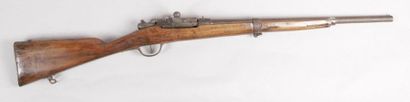 null Carabine chassepot 1866 M80 modifiée chasse, calibre 24. Crosse en noyer. Dans...