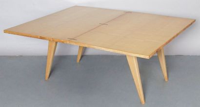 Design Scandinave TABLE À TRANSFORMATION formant table basse et table de salle à...