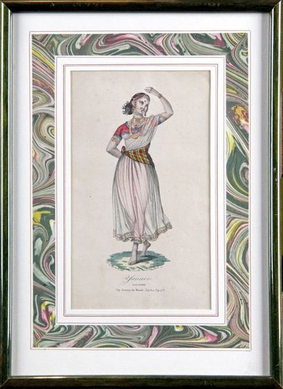 CHOUBARD - 1807-1830 d'après Léopold MASSARD 
- YANAON
- BORNOVIENNE Gravures aquarellées...
