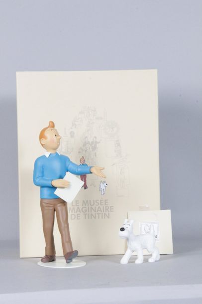 null Collection «Musée Imaginaire» Ref 46007 - 2016. Tintin 25cm, Milou 8cm n° 2...