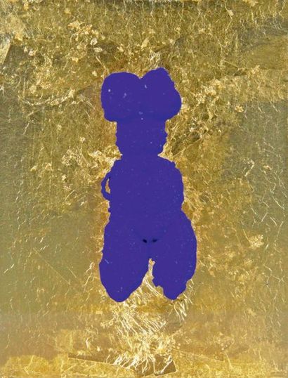 Yves KLEIN - 1928-1962 PETITE VENUS
ÉPREUVE en bronze laqué bleu signée et numéroté...