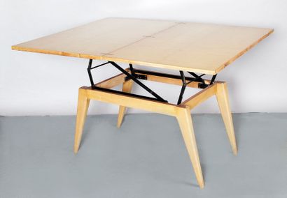 null DESIGN SCANDINAVE TABLE À TRANSFORMATION formant table basse et table de salle...