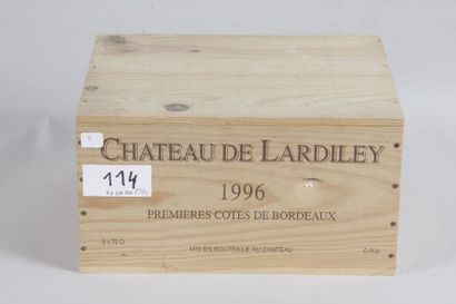 null 6 Blle Château DE LARDILEY (Première Côtes de Bordeaux) 1996 - Belles