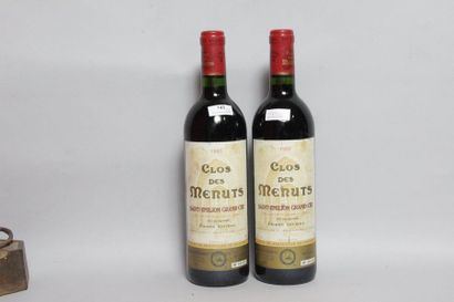 null 2 Blle Château CLOS DES MENUTS (St emilion GCC) 1990 - Belles