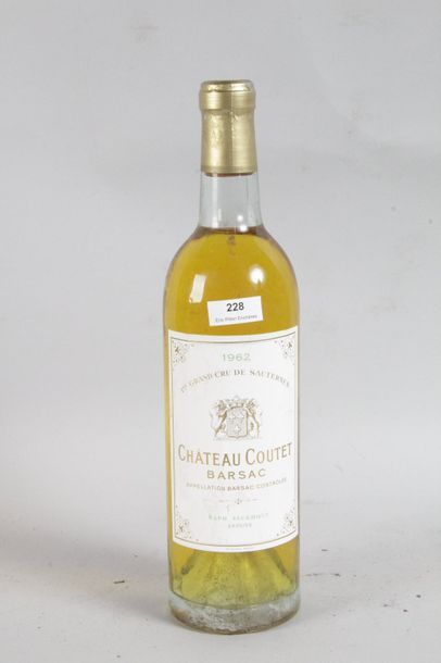 null 1 Blle Château COUTET (Barsac) NMDC 1962 - NLB