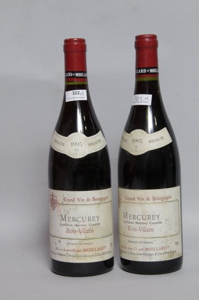 null 2 Blle MERCUREY BOIS VILAIN (Moillard) 1995 - Très belles