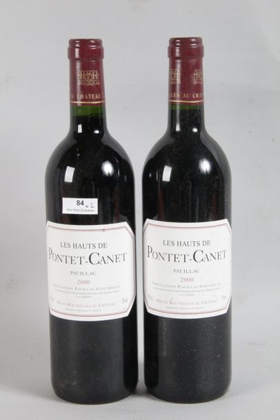 null 2 Blle LES HAUTS DE PONTET CANET (Pauillac) 2000 - Belles