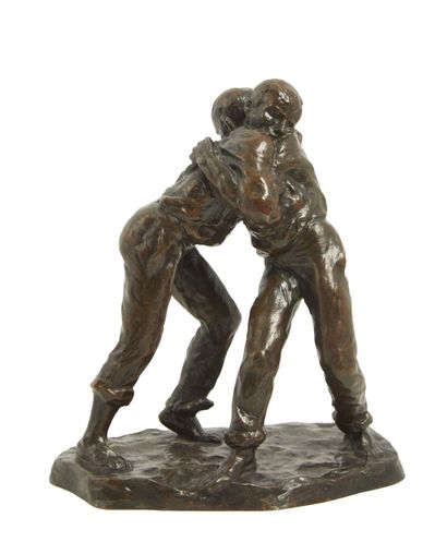  212-François Rupert CARABIN (1862-1932)

Les lutteurs

Sculpture en bronze à patine... Gazette Drouot