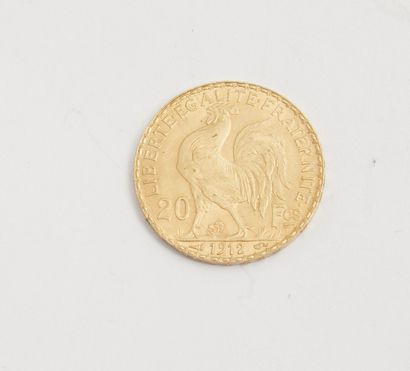 null 3 A piece of 20fr cock 1912


6,47g