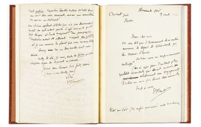 FLAUBERT, Gustave (1821-1880) 
Correspondance de 33 lettres autographes signées adressées...