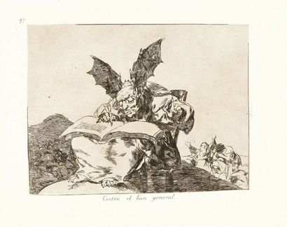 GOYA, Franscisco de (1746-1828) 
Los Desastres de la guerra Madrid, Reale Academia...