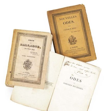 HUGO, Victor (1802-1885) 
Odes et poésies diverses.- Nouvelles odes.- Odes et ballades...