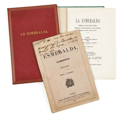 HUGO, Victor (1802-1885) 
La Esmeralda. Opéra en quatre actes
Paris, Maurice Schlesinger,...