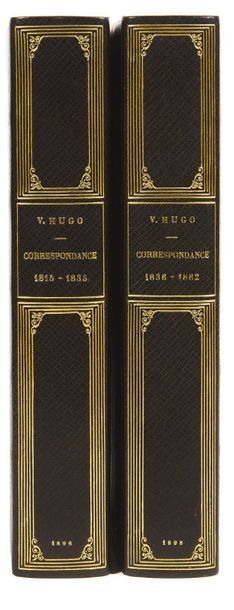 HUGO, Victor (1802-1885) 
Correspondance, 1815-1835 et 1836-1882
Paris, Calmann Lévy,...