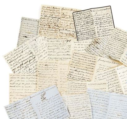 [HUGO, Victor] (1802-1885). DROUET, Juliette (1806-1883) 
Réunion de 44 lettres autographes...