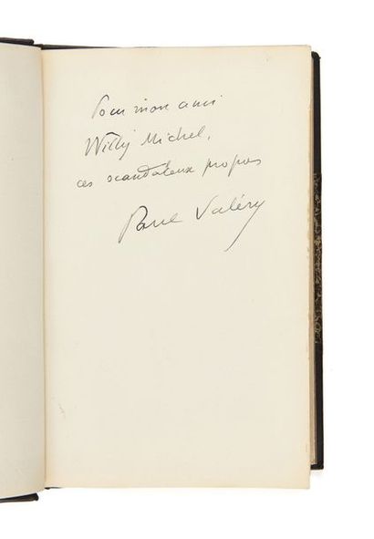 VALÉRY, Paul (1871-1945) 
Moralités
Paris, Gallimard, 1932
In-8 (18,3 x 11 cm), demi-veau...