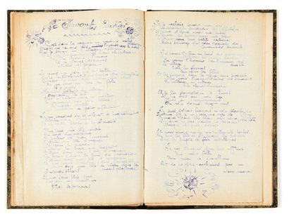 APOLLINAIRE, Guillaume 
Case d'Armons.
To the Republic Army, 1915.
Platelet in-8...