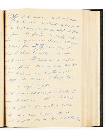 CÉLINE, Louis-Ferdinand 
Signed autograph manuscript.
S. l., 1957-1959.
1,565 pages,...