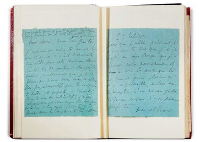 PROUST, Marcel 
Correspondance autographe signée.
1907-1917.
Ensemble de 82 p., divers...