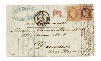null KINGDOM OF SAXONY - 27 OCTOBER 1870 10c prizewinner (slightly def.) and 40c...