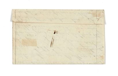  PRUSSE - 4 NOVEMBRE 1870 40c lauré obl. étoile PARIS (60) sur formule imprimée PAR...