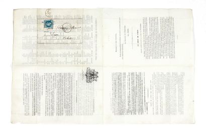 null 3 FÉVRIER 1871 20c lauré obl. étoile PARIS (60) sur circulaire de L'Illustration,...