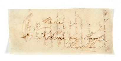 null PAPILLON DE METZ Ticket with handwritten date Montigny-sous-les-Metz, 22 September...