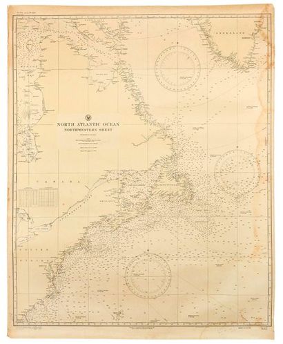 LINDBERGH (Charles) et HALL (Donald A.) 
A collection of technical records and maps...