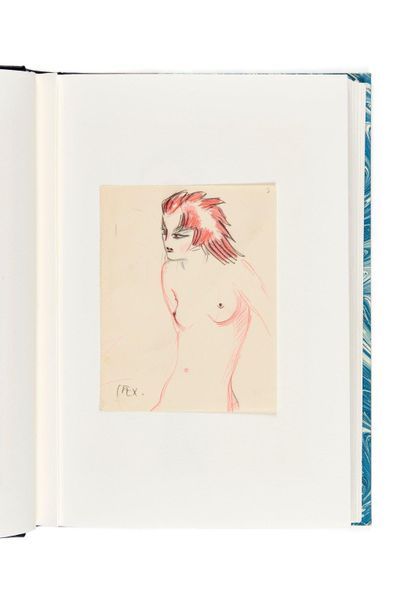 SAINT-EXUPÉRY (Antoine de) 
A collection of 51 original drawings.
[1920s and 1940s]....