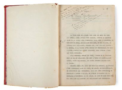 SAINT-EXUPÉRY (Antoine de) 
Dactylographie originale corrigée de Terre des hommes.
[Fin...