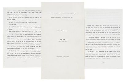 GARY (Romain) 
Manuscrit autographe de La Vie devant soi.
[1975].
Ens. de 4 cahiers...
