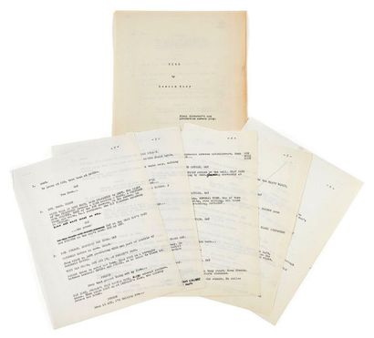 GARY (Romain) 
Réunion de manuscrits et de dactylogrammes de scénarios de films.
[1964...