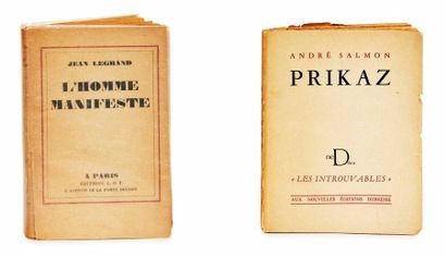 [GARY (Romain)] 
Réunion de 2 ouvrages du XXe siècle avec envois.
[1947 et 1956].
-...