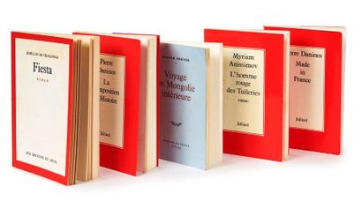 [GARY (Romain)] Réunion de 5 ouvrages de littérature française, avec envois à Romain...