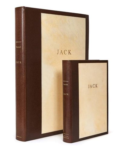 DAUDET (Alphonse) 
Jack.
[c. 1875].
2 volumes : 6 cahiers en 1 volume in-4 (31 x...