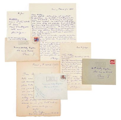 Soupault (Philippe) 
Lettres autographes signées.
1951-1971.
198 p., de l'in-12 à...
