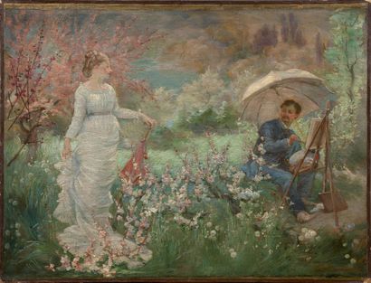  Marie BRACQUEMOND (Landunvez, 1840 - Sèvres, 1916)


Le peintre (James Tissot ?)... Gazette Drouot