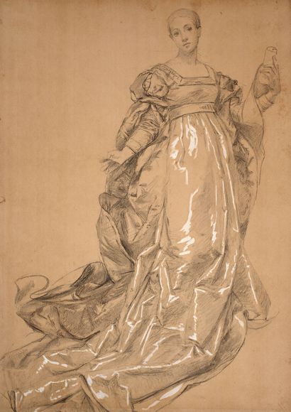  Marie BRACQUEMOND (Landunvez, 1840 - Sèvres, 1916)


Étude pour la Poésie, muse... Gazette Drouot